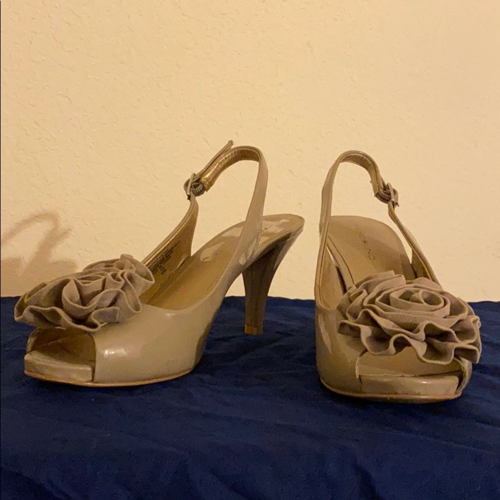 Slingback with Flower